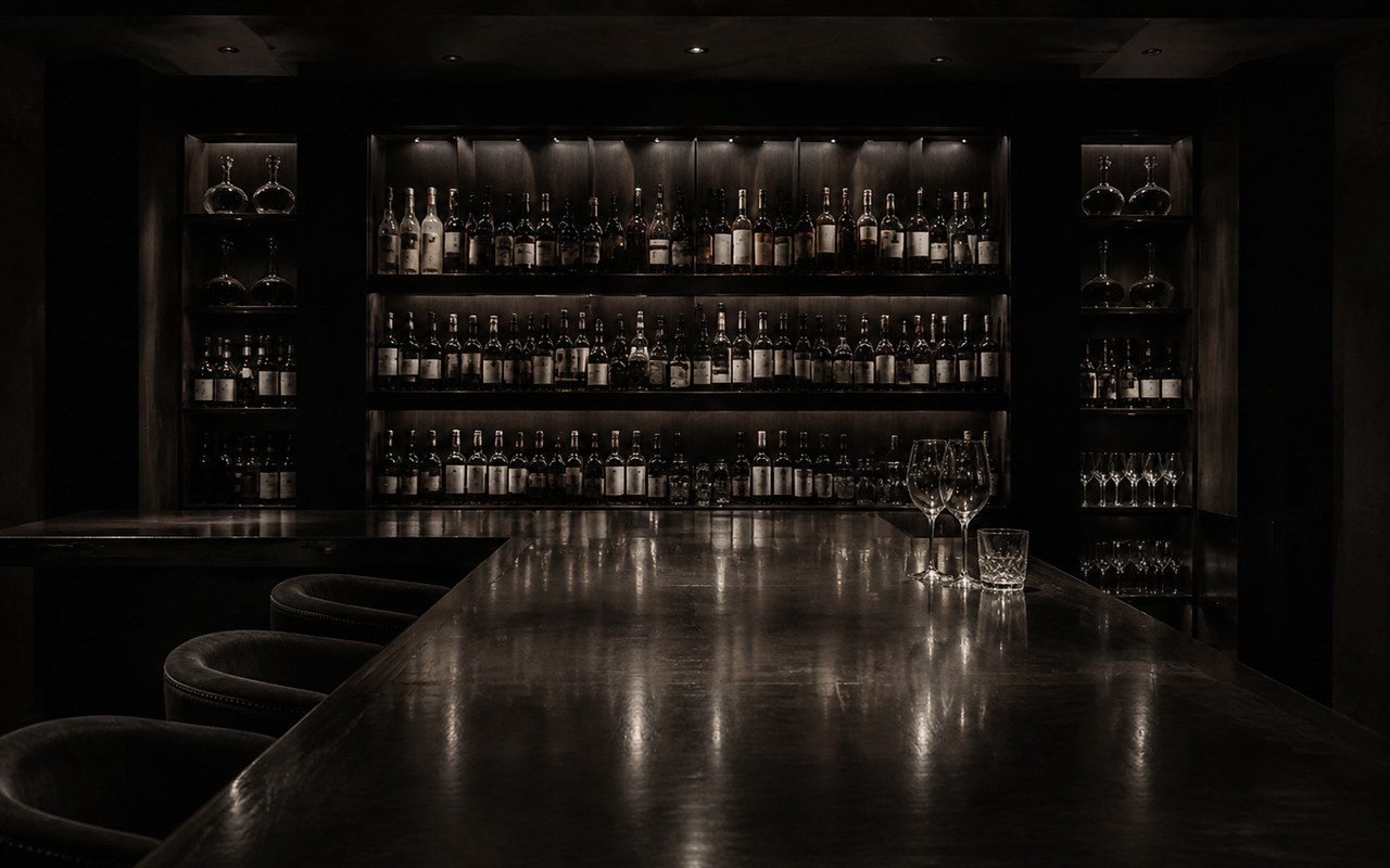 Qbar のカウンターのイメージ